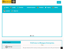 Tablet Screenshot of bhuiyanenterprise.com